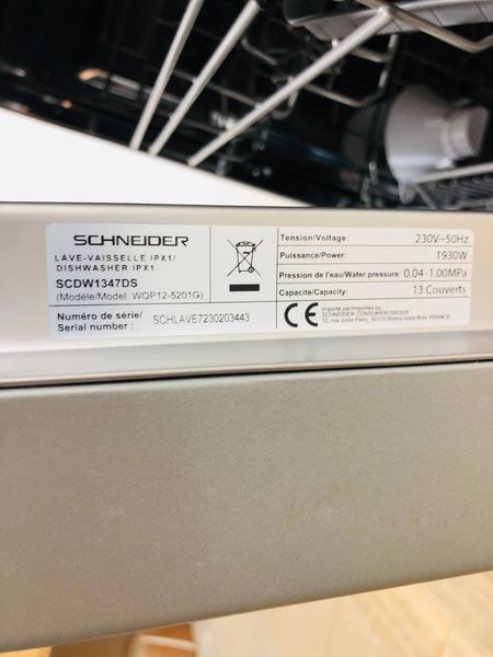Посудомийна машина Schnejder SCDW1347DS 1930w 12 персон sn 7230203443_п12_н313 000045456 фото