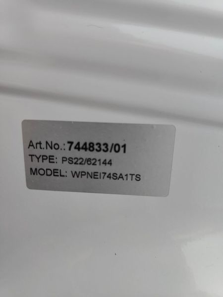 Стиральная машина Gorenje WPNEI74SA1TS 2300W 7кг sn 74483301 000051066 фото