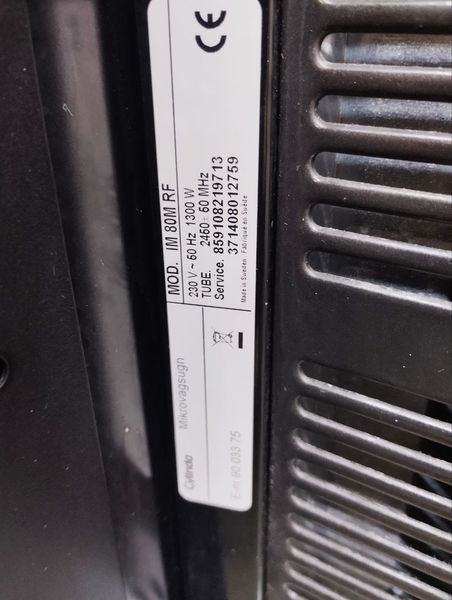 Микроволновая печь встраиваемая Cylinda IM80M RF 1300W sn 9003375 n375 000048016 фото