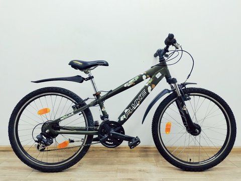 Велосипед 24 Flyke FreeRide підлітковий сірий алюм 000039835 фото