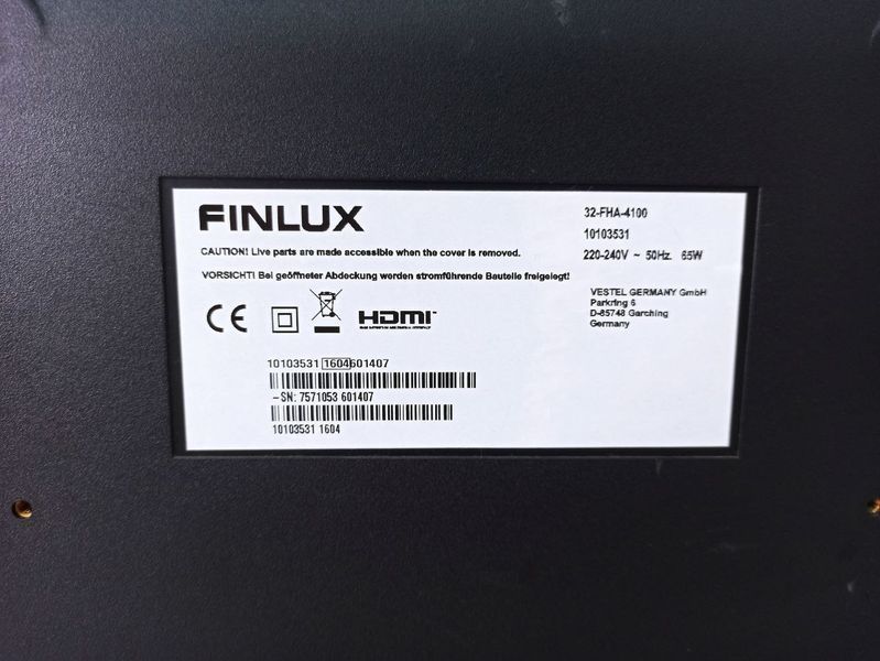 ТБ 32 Finlux 32 FHA 4100 HD 65w sn 7571053601407 000040699 фото