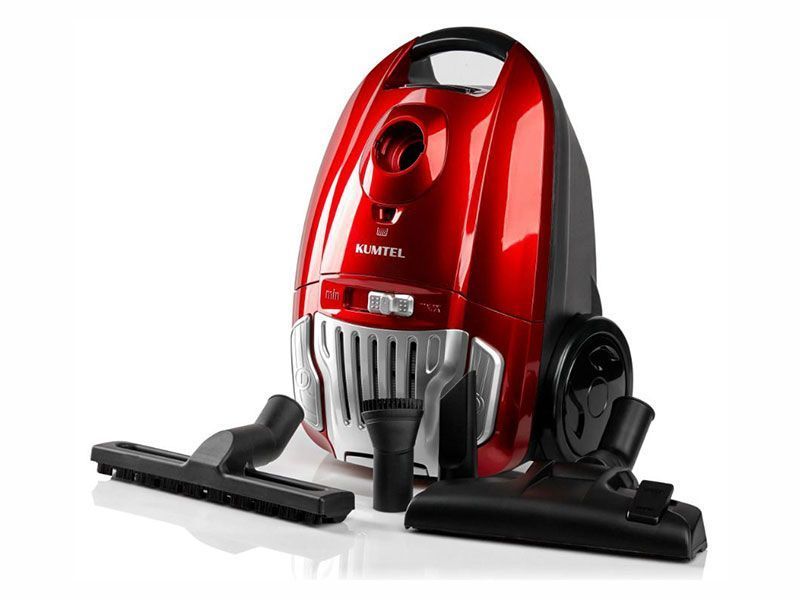 Пилосос мішковий Kumtel HVC 03 1800w Red 000043182 фото