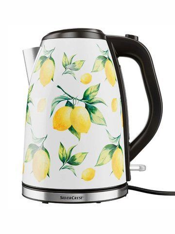 Электрочайник SilverCrest SWKP 3100 A1 3100w 1700 мл Lemon 000040682 фото