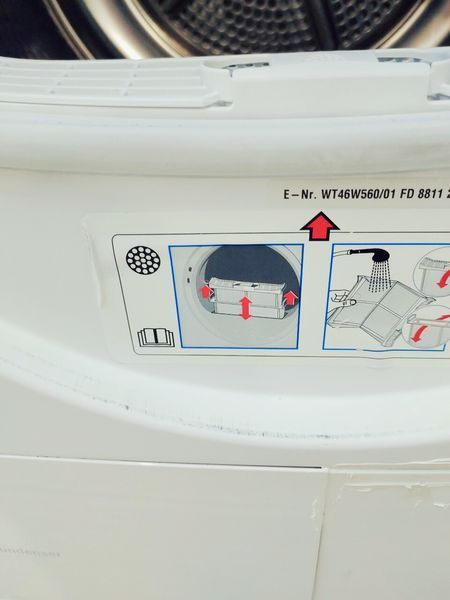 Сушильна машина Siemens WT46W560 01 1500w 7 кг sn 8811 200625 000044303 фото