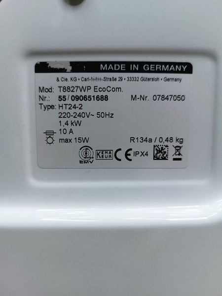Сушильна машина Premium T 8827 WP1400w sn 55090651688 000047735 фото