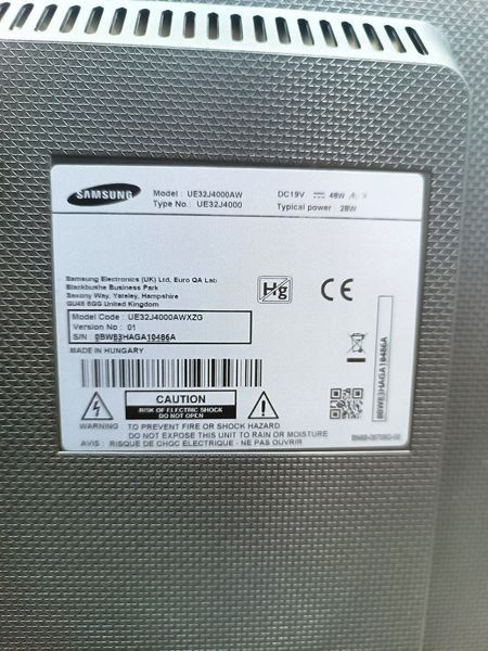 Телевизор Samsung UE32J4000AWXZG 48W sn 0BW83HAGA10486A 000049602 фото