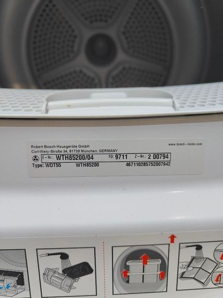 Сушильная машина Bosch WTH85200 04 600W 7кг sn 9711200794 n527 000050805 фото