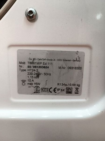 Сушильная машина Premium T 8861 WP sn 55091203624 000050031 фото