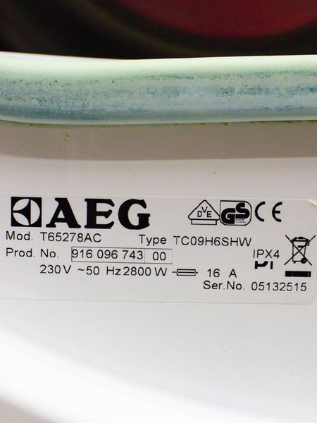 Сушильная машина AEG T65278AC 000034516 фото