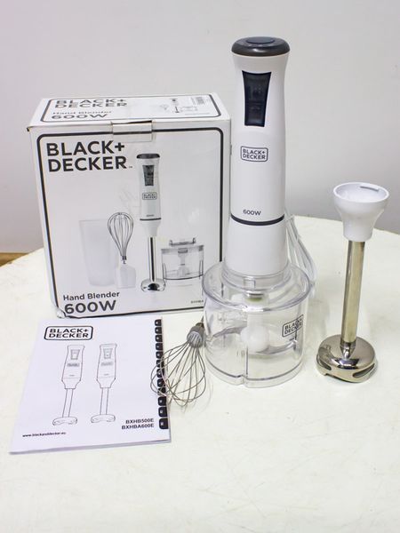 Блендер набір Black Decker BXHBA600E 600w стік LPNHE596602374 35е 000033477 фото
