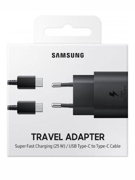 Зарядное устройство Samsung 25w PD Wall Charger Type C 000028625 фото