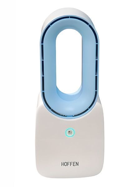 Вентилятор настольный безлопастной аккумуляторный Hoffen F1 B 10w 2200 mAh White Blue 000040842 фото
