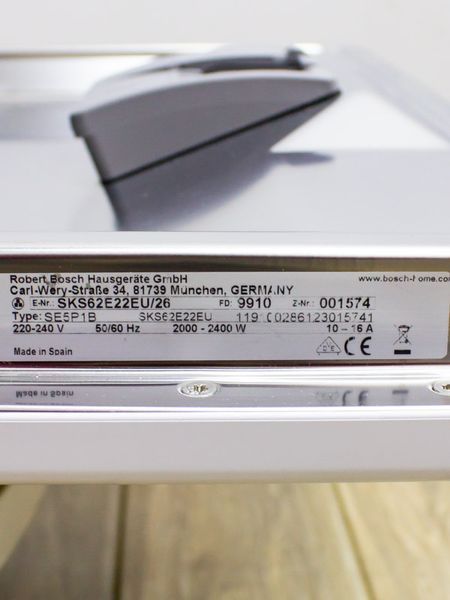 Посудомийна машина настільна Bosch SKS62E22EU 26 2400w 6 персон стік LPNHK067922035 435е 000030506 фото