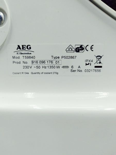 Сушильная машина AEG T59840 000037734 фото