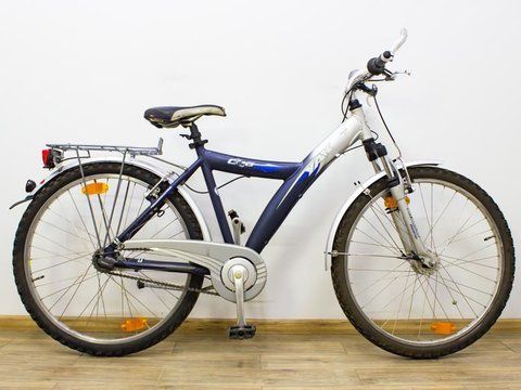 Велосипед 26 Yak C26 гірський сіро-синій алюм 000028903 фото