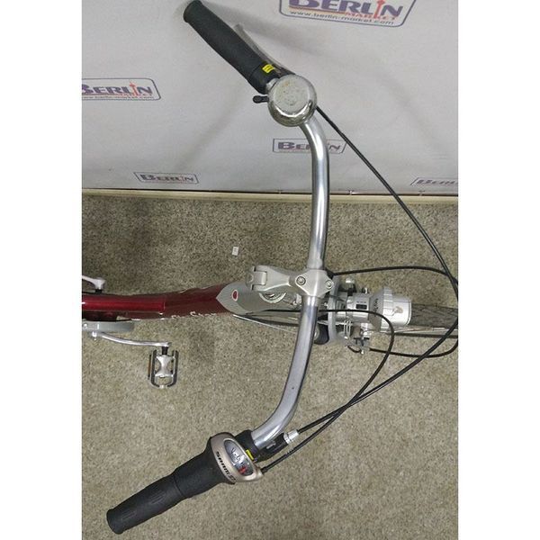 Велосипед 26 CITY STAR alu bike дамка красно серый алюм 000005083 фото