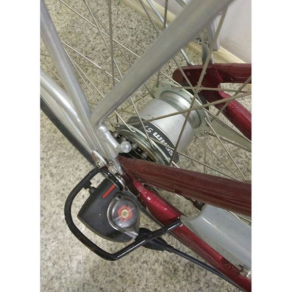 Велосипед 26 CITY STAR alu bike дамка красно серый алюм 000005083 фото