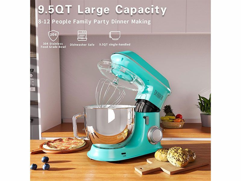 Миксер планетарный тестомес Dobbor SM 1553 1500w 8500 мл Aqua Sky 000043398 фото