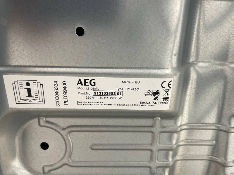 Стиральная машина вертикальная AEG Protex L51260TL 000045677 фото