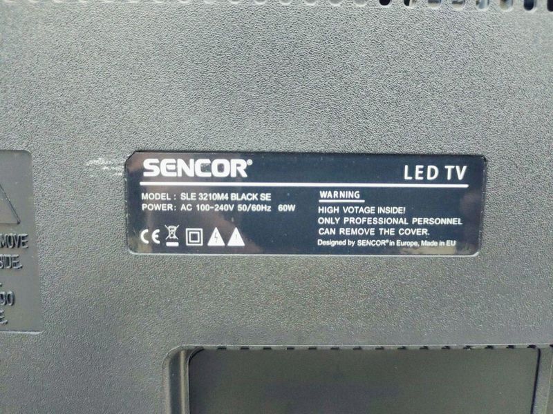 Телевизор 32 Sencor SLE 3210M4 Black Se LED HD 000037642 фото