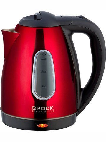 Электрочайник Brock WK 0603 RD 1500w 1800мл Red 000045137 фото