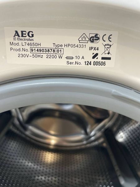 Стиральная машина AEG L74650H 000045659 фото