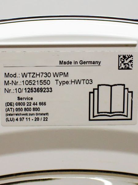 Стирально сушильная машина 2в1 Premium WTZH730 WPM 000031929 фото