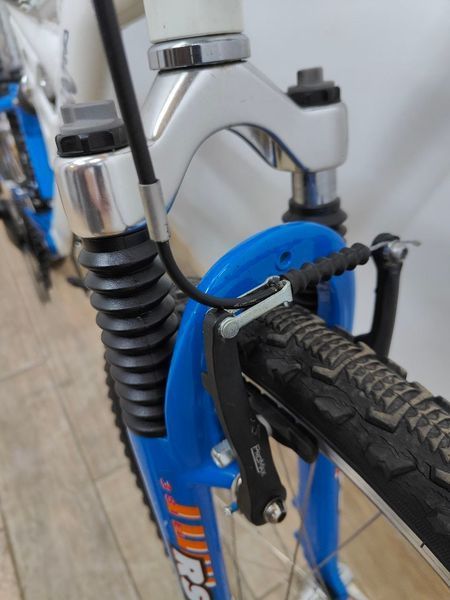 Велосипед 26 Newman Bicycles горный бело голубой алюм 000050935 фото