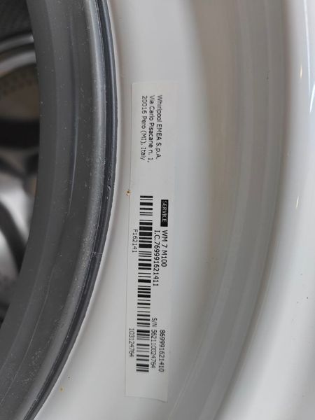Пральна машина Bauknecht WM7 M100 1850W 7кг sn 562110024764 000051696 фото