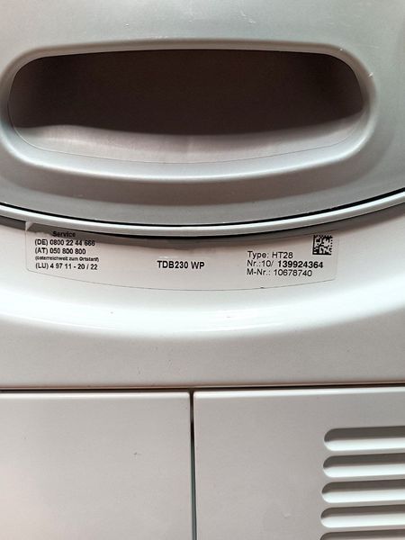 Сушильная машина Premium TDB 230 WP 7кг sn 10139924364 000052175 фото