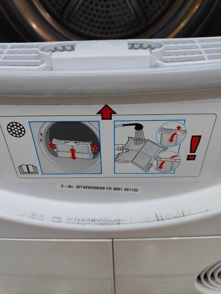 Сушильная машина Siemens WT46W560 1500W 7кг sn 9001201133 000051434 фото