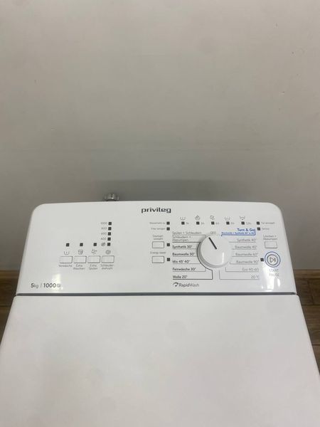 Стиральная машина вертикальная Privileg RWT L50300 DEN 5кг 2100W sn 859991599450 000049032 фото