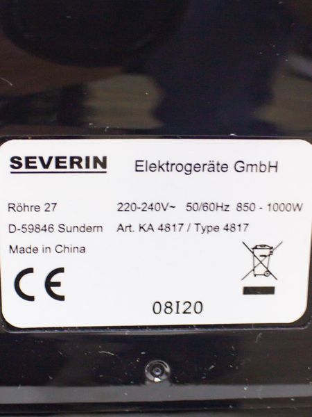 Кавоварка краплинна Severin KA 4817 1000w сток LPNHE533360271 38е 000027147 фото
