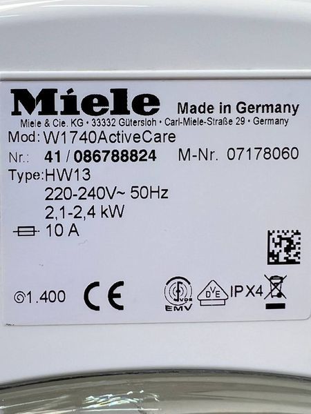 Стиральная машина Miele W1740 ActiveCare 000040194 фото
