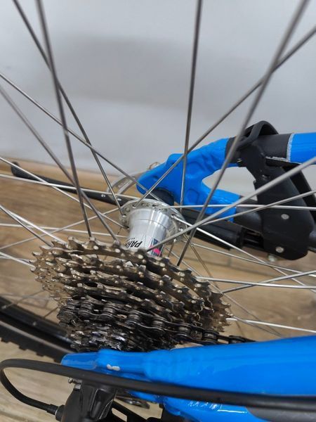 Велосипед 26 Newman Bicycles горный бело голубой алюм 000050935 фото