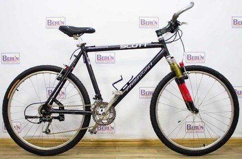 Велосипед 26 Scott American гірський чорний алюміній 000013152 фото