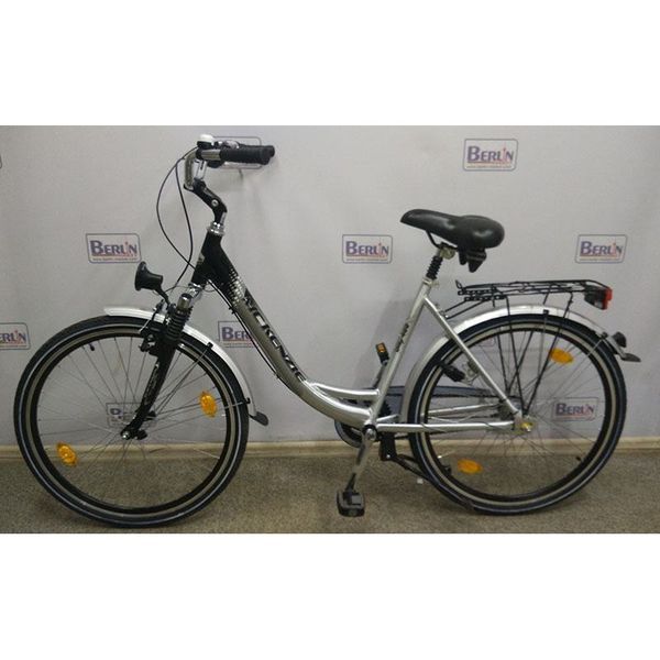 Велосипед 26 MC KENZIE city 400 дамка чёрно серый алюм 000005091 фото