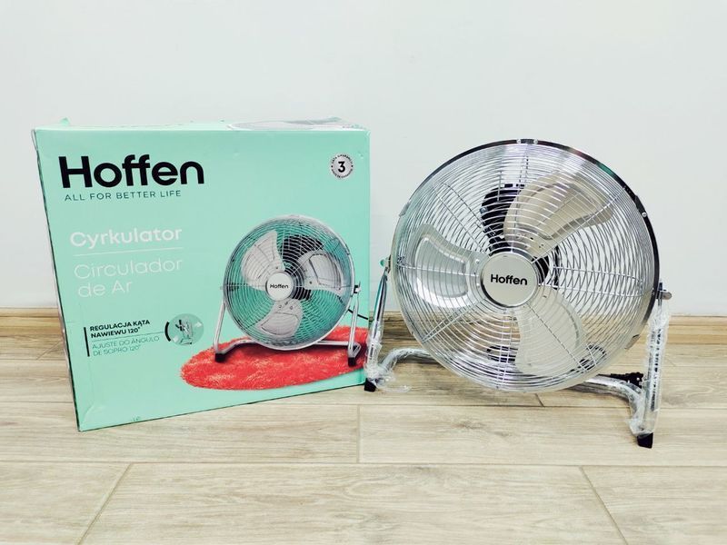 Вентилятор підлоговий Hoffen AD 0138 70w Silver 000040846 фото