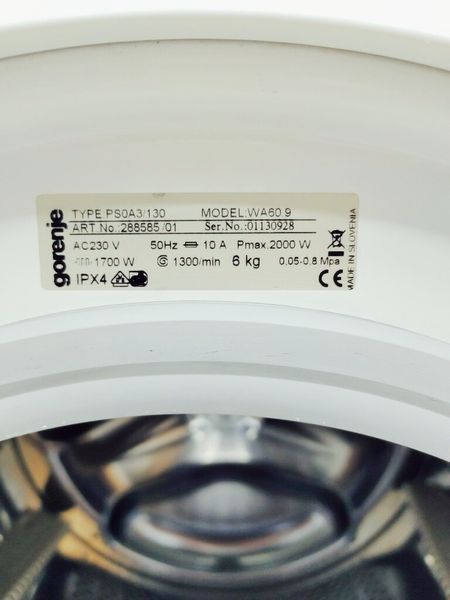Стиральная машина Gorenje WA609 000035922 фото