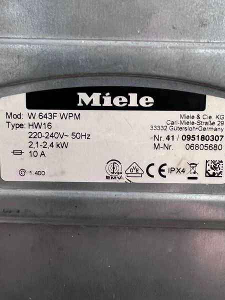 Стиральная машина вертикальная Miele W 643 F WPM 000038876 фото