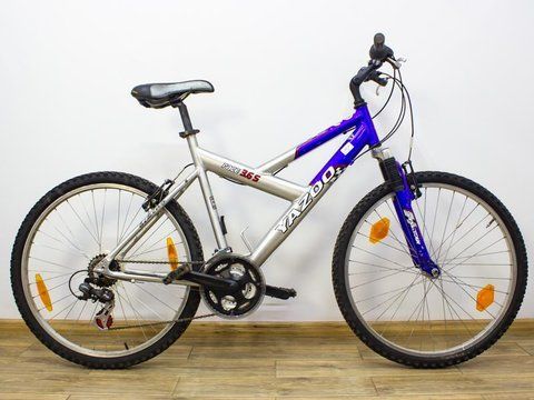 Велосипед 26 Yazoo Race 36S гірський сіро-синій алюм 000024413 фото