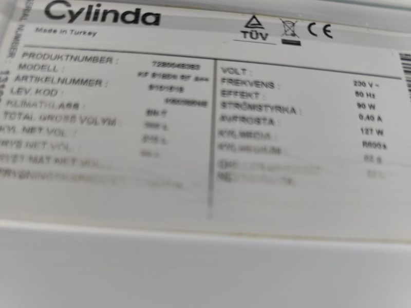 Холодильник двокамерний Cilinga KF8185N RF 127W 219-99л sn 1310001706 n479 000050209 фото