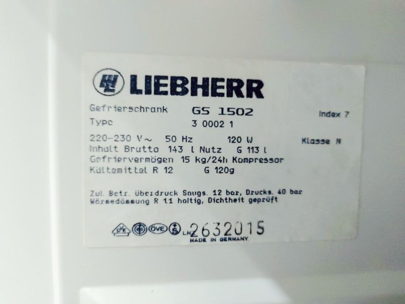 Морозильная камера Liebherr GS 1502 000041720 фото