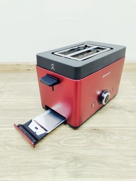 Тостер SilverCrest Grille Pain STT 850 A1 850w Red англ. розетка 000037326 фото