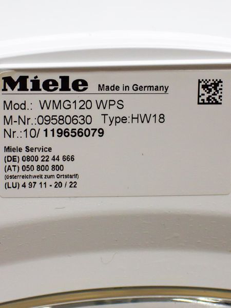 Стиральная машина Miele WMG120 WPS 000031933 фото