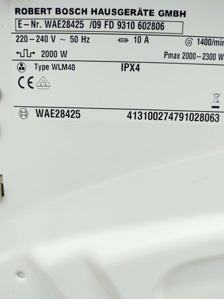 Стиральная машина Bosch Maxx7 WAE28425 09 000044290 фото