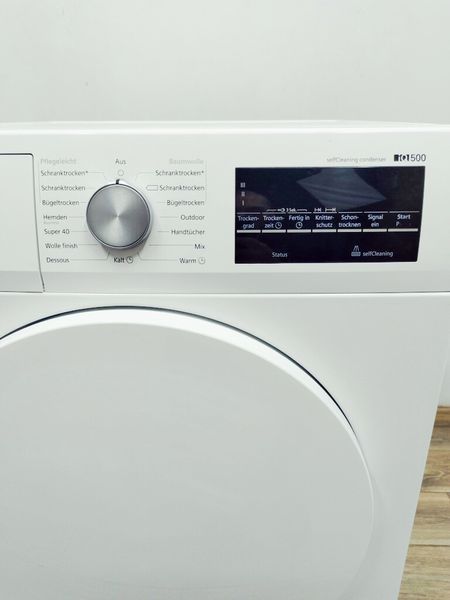 Сушильна машина Siemens IQ500 WT43W460 03 1000w 8 кг sn 9603 200720 000040647 фото