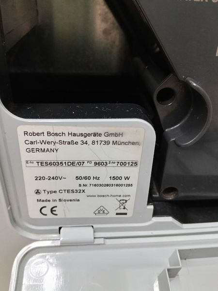 Кавомашина Bosch Vero Aroma CTEX32X 1500W sn 716030280316001255 000050990 фото