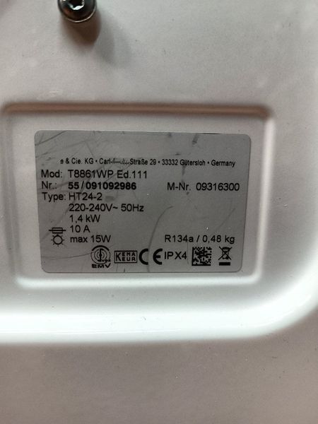 Сушильная машина Premium T 8861 WP 8кг sn 55091092986 000052174 фото