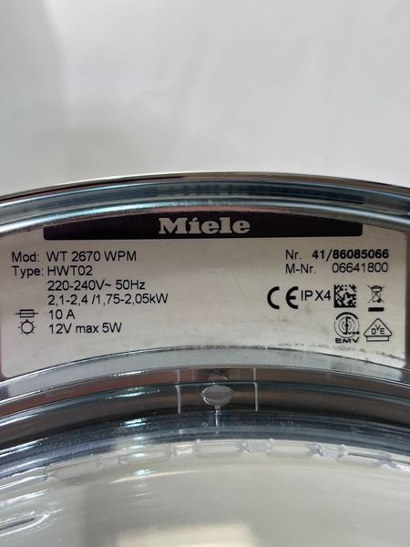 Стиральная машина Miele WT 2670 WPM 000040199 фото